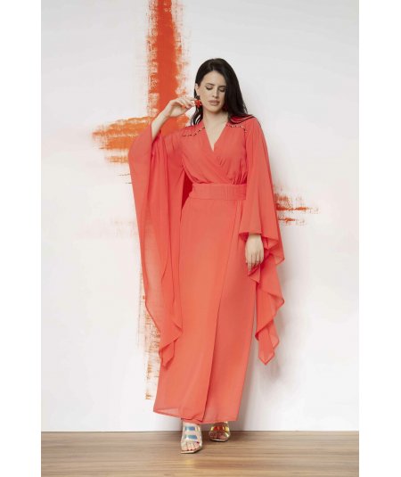 QUIIN21 . Vestito elegante curvy da donna taglie comode