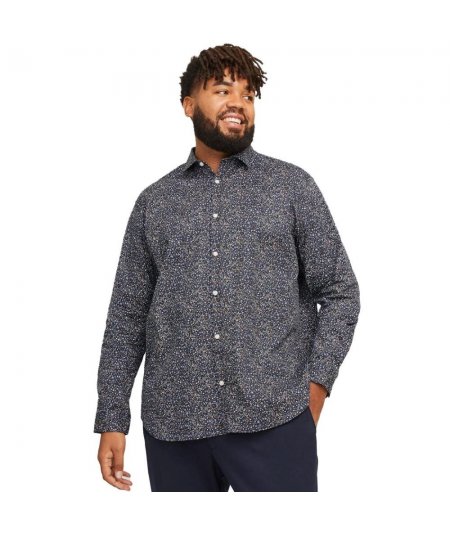 JACK&JONES CAMICIA CASUAL STRETCH PER UOMO E RAGAZZO TAGLIE FORTI